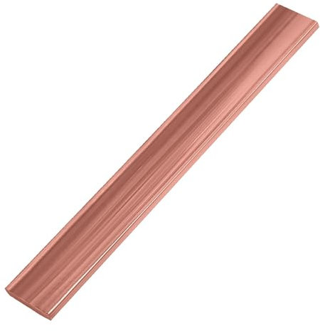 TIHONORI Width 5mm Copper Flat Bar Different Thickness 500mm Long Solid Copper Bus Bar Stock Plate Mill Stock Bus Solid Metal Sheets for Crafting,5mm