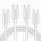 Aiivioll USB-C a Cable USB-C 60W 20V 3A Cable USB C Compatible con USB C Compatible con Huawei MateBook 13/14, Huawei MateBook X, Huawei MateBook E, Huawei Mate X2, Mate40E (2 m/2 cables/blanco