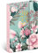 NOTIQUE Taschenkalender 2025 ca. A6, Terminplaner mit Magnetverschluss, Terminkalender, Wochenplaner, Buchkalender, Hardcover Wochenkalender (Rosa Blume)