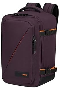 American Tourister Take2Cabin - Ryanair Borsa da cabina sotto il sedile, 25 x 20 x 40 cm,24L, Viola (Dark Plum)