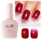Imtiti Red Glitter Gel Nail Polish, Christmas Gel Polish Sparkle, Long Lasting, Nail Art Starter Manicure Salon DIY at Home for Women (0.34 Fl Oz)