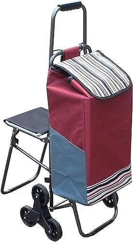 djirhkj Carrito de Compras Carrito de Compras Carrito de Mano Carrito para Subir escaleras Carrito de Compras Plegable Carrito de Arrastre portátil Carro de Arrastre Manual Carro de Compra