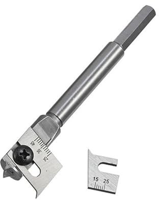Erweiterbares Flaches Holzbohrer Set Verstellbarer Spatenschneider Aus Kohlenstoffstahl Geeignet Für Effizientes Bohren Von 15–45 Mm/22–75 Mm