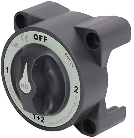 MARINE BATTERIE-TRENNSCHALTER HEAVY DUTY 4 POSITION SELECTOR RV BOAT