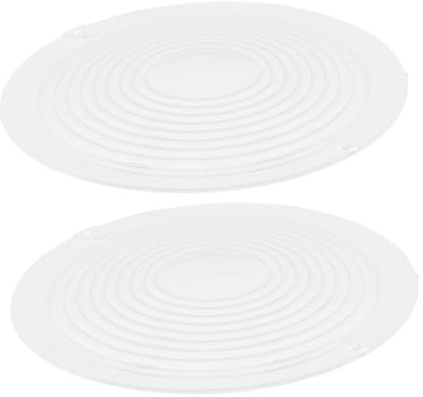 KITANDOVE 1paire Couvercle De Luminaires Transparent Pour Hotte Aspirante Remplacement De Lampe Accessoire De Cuisine Et Facile à Nettoyer