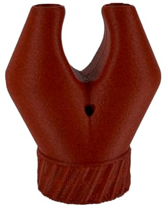 Big Bottle Dual Nozzle 3D Printed Popper Topper Aroma Bottle Cap (Red)