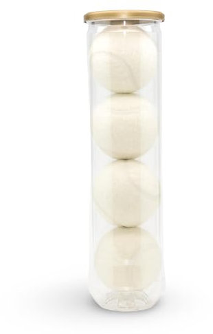 Price of Bath Weiße Tennisbälle (1 Tube mit 4 Bällen), Typ 2 ITF-Standard, hergestellt in Großbritannien, perfekt für Spielplatz, Training oder Hundespiele