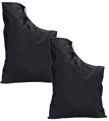 2 PCS Laubsaugerbeutel Laubsauger Fangsack Für Elektro Laubbläser Universal Gartenteile Laubbläser Sack Ersatz, Vakuumbeutel Auffangbeutel Mit Reißverschluss Fangsack Laubsauger Auffangsack Laubsack E
