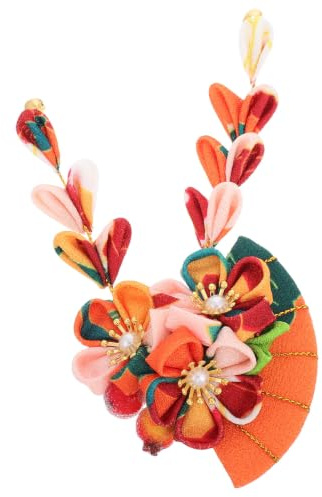 YARNOW Traditioneller Japanischer Kimono haarschmuck mit Blumenquaste Eleganter Hanfu hairpin für Geisha Cosplay Hochzeit Partys