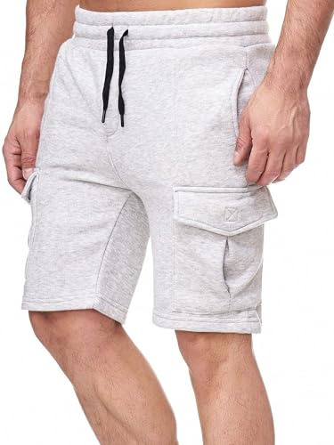 Tazzio Herren Sweat Short 18605 Grau XL