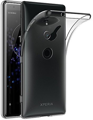 AICEK Coque Sony Xperia XZ2, Transparente Silicone Coque pour Sony XZ2 Housse Silicone Etui Case (5,7 Pouces)