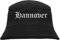 HB_Druck Hannover Fischerhut - Bucket Hat - Bestickt - Schwarz L/XL