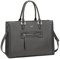 David Jones - Damen Große Handtasche - Frau Schule Büro Arbeit Aktentasche Henkeltasche - PU Leder Viele Fächer Taschen Arbeitstasche - Schultertasche Business Umhängetasche Tote Shopper - Grau