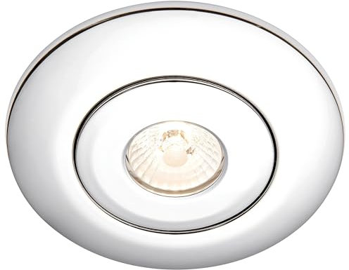 Bezel Spotlight Hole Converter |Steel with Chrome Plate | LED Compatible Dimmable | GU10 50W