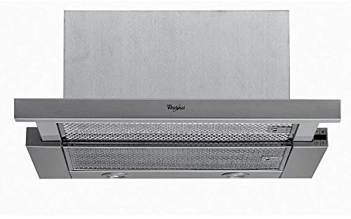 Whirlpool AKR 473/1 IX 603 m³/h Telescópica o extraplana Acero inoxidable B - Campana (603 m³/h, Canalizado/Recirculación, B, A, C, 66 dB)