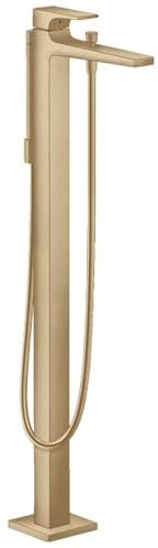 hansgrohe bodenstehende Wannenarmatur, für 2 Funktionen, Brushed Bronze