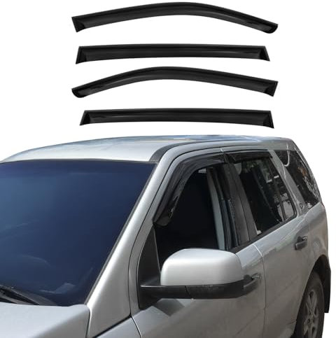 4X Windabweiser Regenabweiser kompatibel mit Hyundai Tucson 2016-2024 Acryl Dunkel