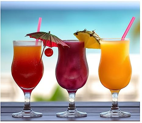 Topkapi 44872 Pina Colada Cocktailgläser 380 ml Longdrinkgläser Bargläser Partygläser 6 Stück
