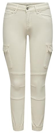 ONLY Damen ONLMISSOURI REG ANK Cargo PNT NOOS Hose 15170889,Pumice Stone,38W / 32L