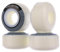 TITUS Skateboard Rollen Classic Bicolor Regular mit der Härte 101A in White-Lightgrey 52 mm | Allrounder Skateboard Wheels in guter Qualität | Premium Skateboard Räder