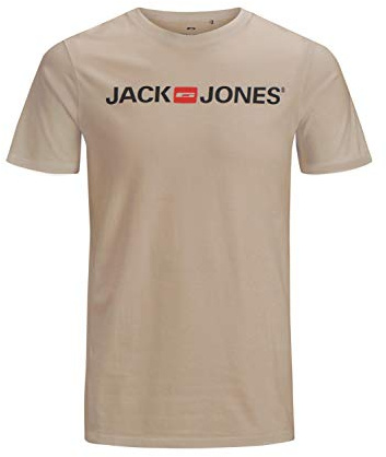 JACK & JONES T-Shirt avec Logo Jjecorp pour Homme - Beige - X-Large