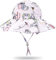 Baby Sonnenhut Mädchen Schirmmütze Kinder Hüte Flapper UV Schutz Caps Faltbarer Eimer Hut Weiche Baumwolle Strand Hüte Hut des Breiten Krempe Fischers Alice Kaninchen,52 cm/2-4 Jahre