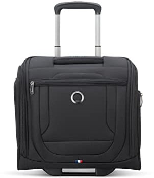 DELSEY PARIS Helium DLX Softside Gepäckuntersitz mit 2 Rollen, schwarz, Carry on 16 Inch, Helium DLX Softside Gepäck Untersitz mit 2 Rollen