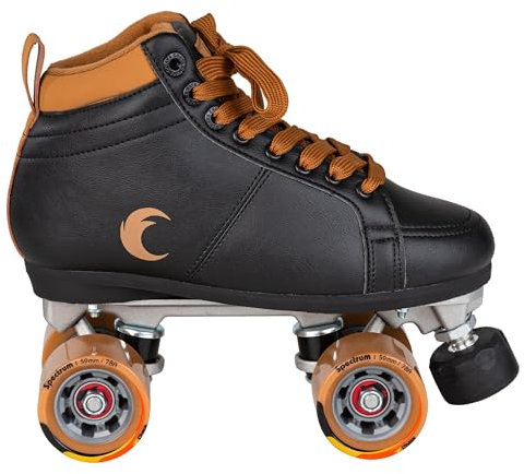 Chaya Roller Skates Mocha in Schwarz/Braun, Unisex für Herren und Damen, 59mm/78A Rollen, ABEC 7 Kugellager, Art. nr.: 810744