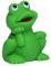 Schnabels Quietsche-Frosch (5,50 cm) - Geschenk für Geburt Geburtstag Namenstag Kinder Baby Freund-in Mädchen Junge - Spielzeug Bade-Ente Badewanne Deko