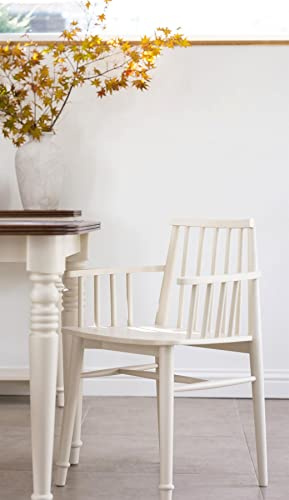 Statement Furniture Queensbury Cream Dining Chair. Wooden armchair. Quality chair with arms. ASSEMBLED