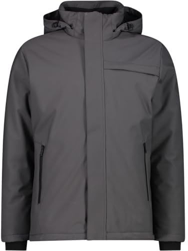 CMP - Lange Herrenjacke mit automatischer Kapuze, Staub, 52