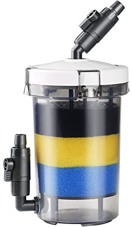 Voihamy 3-Stufen-Aquariumfilter,Aquarium Filter Schildkröte Tank Filter - Power Filter mit starken Saugnäpfen für Aquarien