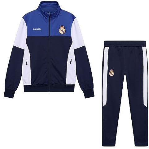 Real Madrid Trainingsanzug 23/24 Erwachsene - Größe Medium (M) - Saison 23/24 - Offizieles Product - Jacke und Hose für Fussball Training