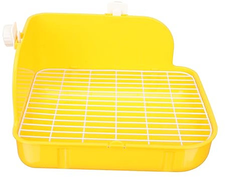 Bacs à Litière D'angle Pour Chat Casserole Pour Petits Animaux Litière Pour Chat Accessoires De Cage De Furet Toilettes Pour Animaux De Compagnie Lapin Plastique Poêle