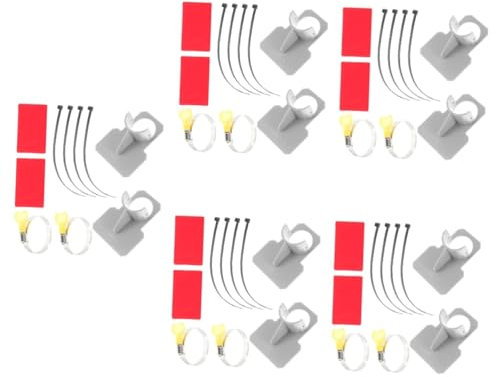 Supvox 5sätze Grauen Schwimmbad-schlauchhaltern Stabiler Rohrhalter Zur Unterstützung Von Pool-schläuchen Verhindert Durchhängen Langlebig Und Installieren