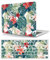 Funda Dura Compatible con Macbook Pro 13 Pulgadas 2015 2014 2013 2012 Versión A1425 A1502 con Pantalla Retina, Plástico Carcasa Delgada Cubierta Protectora & Cubierta para Teclado - Flores Rojas
