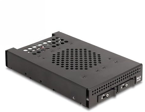 DeLOCK Rack Mobile 3.5″ pour 2 x SSD M.2 NVMe avec connecteur Slim SAS SFF-8654
