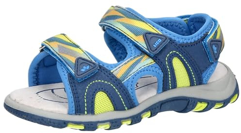 Lico Unisex Kinder Luca V Sandalen, Blau Lemon, 34 EU