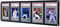 Acryl-Karten-Display-Rahmen, Wandmontage, für 5 PSA-Karten