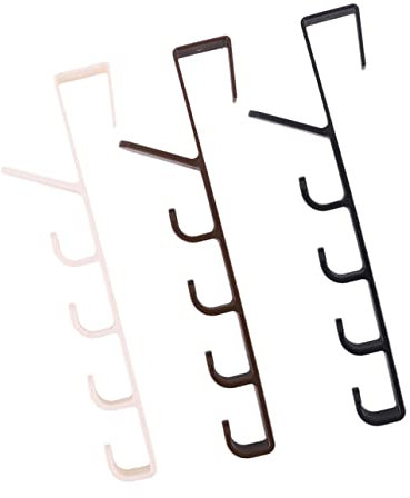 VILLFUL 3st Handtuchhalter Über Der Tür Haken Zum Aufhängen Von Hüten Schlüsselhaken Kleiderständer Zur Wandmontage Wandgarderobe Handtuchhaken Über Der Tür Wandmantel Hut-wandaufhänger