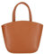 Marco VENEZIA Handtasche Damen Leder, Echte Ledertaschen, Italienische Ledertaschen, Taschen für Frauen, Umhängetasche Leder Damen, Taschen aus Leder für Damen, Mittelgroße Handtasche Damen (Cognac)