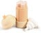 LELE LIFE 4 in 1 Travel Bottles for Toiletries, 60ml Leak Proof Travel Size Containers Refillable Bottles for Shampoo Conditioner Lotion Soap with Funnel (Orange)