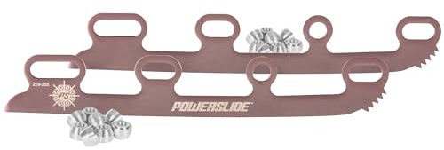 Powerslide Sabres 4W Ice Blade Pink – Breite Pinke Edelstahl-Eiskufe für 4W Inline Skates, robuste Konstruktion für kontrolliertes, geschmeidiges Eislaufen – Damen & Herren