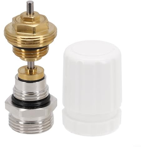 ZiStarlilife Messing Ventileinsatz, G1/2xG3/4 Wasserhahn Ventileinsatz Stopfbuchsen-Kartusche, für Ventileinsatz für Fußbodenheizung Verteiler Heizkreisverteiler