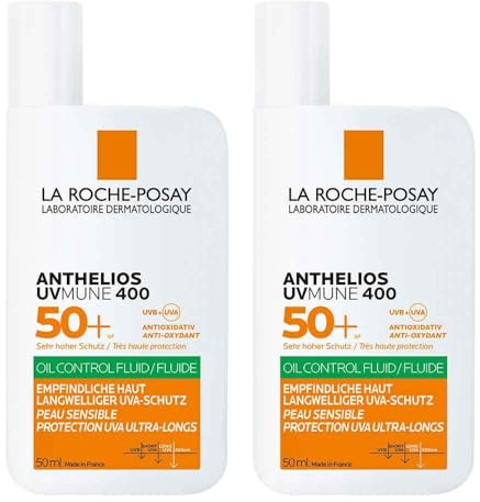 La Roche Posay Anthelios Oil Control Fluid Uvmune 2x50 ml