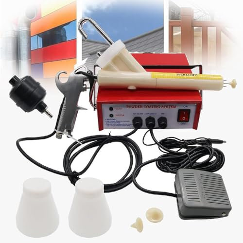 GAYAYAS Electrostatic Spraying Machine Powder Coating Machine, Portable Powder Coating Electrostatic Spraying Machine, For Dispersion Latex Paints
