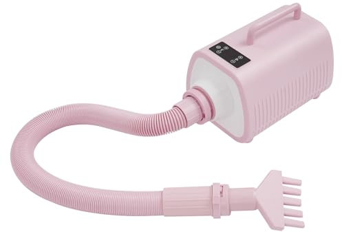 JAYEUW Asciugacapelli per cani Blower per animali domestici, silenzioso, asciugacapelli a LED, touch screen, per animali domestici, 9 velocità, 25-60 °C, regolazione della temperatura con 3 diversi