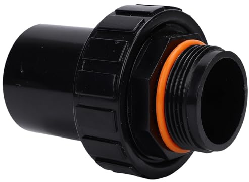 Hiraith Raccord PVC pour Pompe de Piscine, Joint pour Réservoir à Sable avec Connexion Filetée, Adaptateur Union PVC pour Diverses Applications de Piscine, Idéal pour les Réservoirs à (1,5 pouce