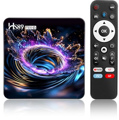 Android 14.0 Smart TV Box 2G RAM 16G ROM Mali-G310 GPU | RK3539 Quad-Core 64bit Cortex-A55 TV Box Support BT V5.4 10/100M Ethernet 4K HD 2.4G /5G Dual-Band Wifi Android Box