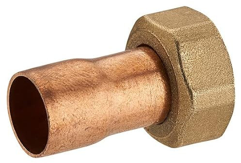 Raccord Droit prisonnier Cuivre Visser Ø16-15x21 NOYON & THIEBAULT